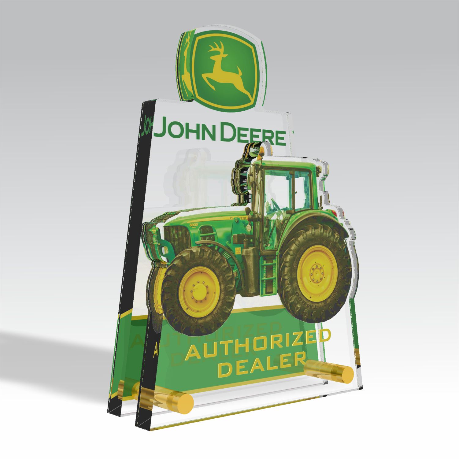 John Deere Authorized Dealer custom acrylic award