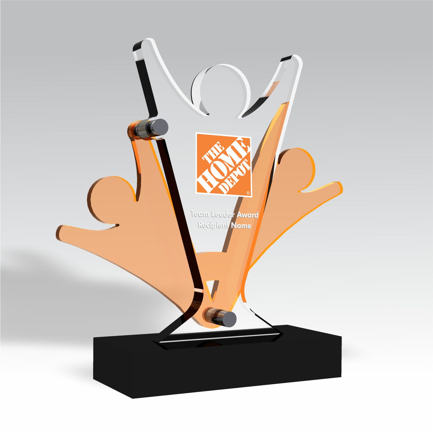 Home Depot Team Leader custom acrylic award