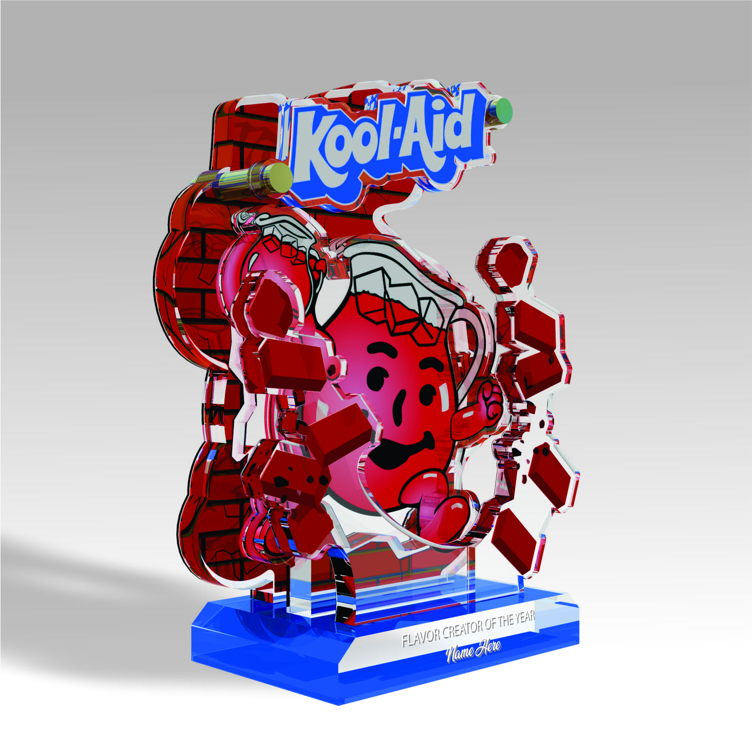 Kool-Aid Flavor Award custom acrylic award